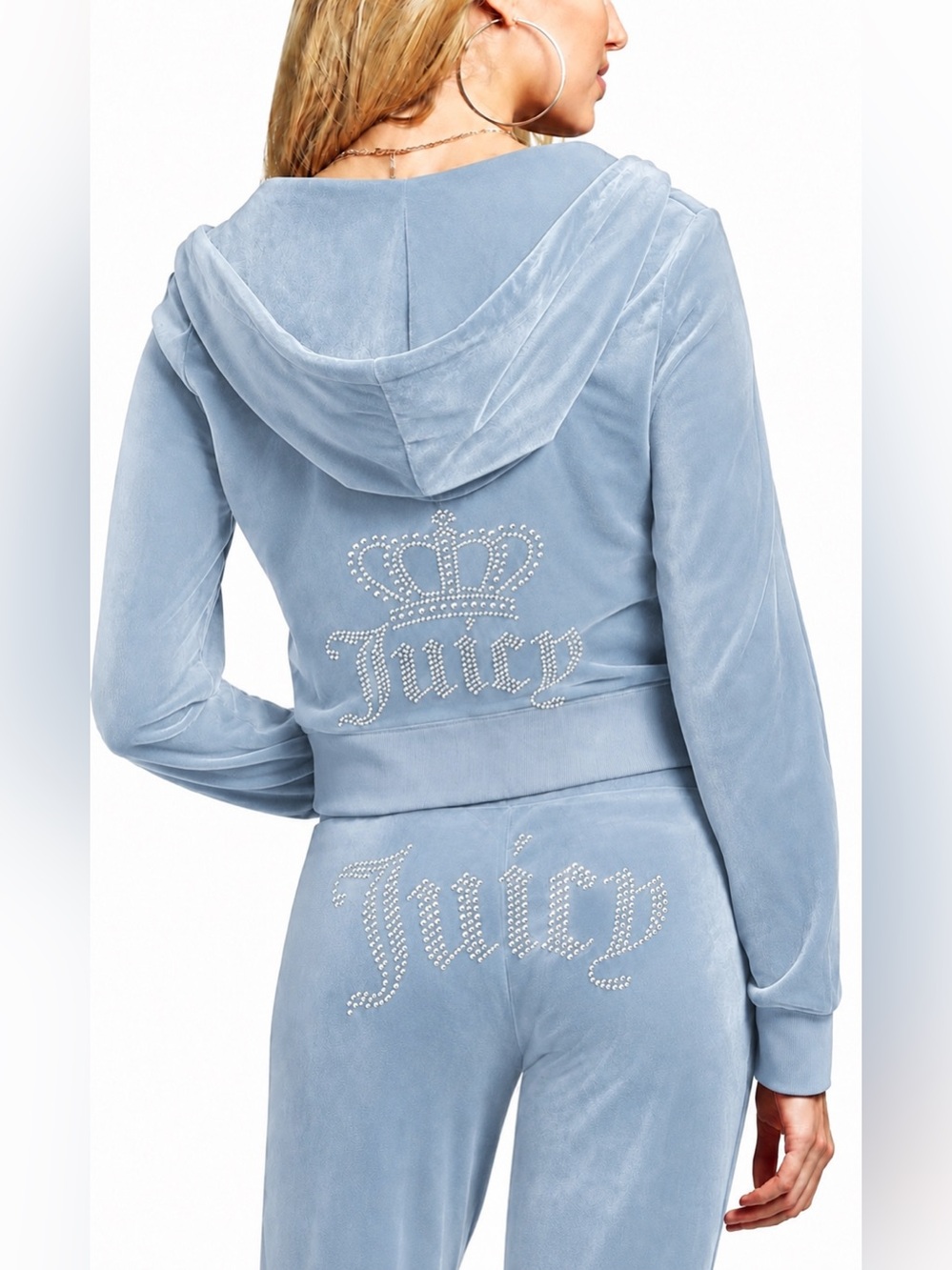 ❄️Juicy Couture Light Blue❄️ Velour Tracksuit